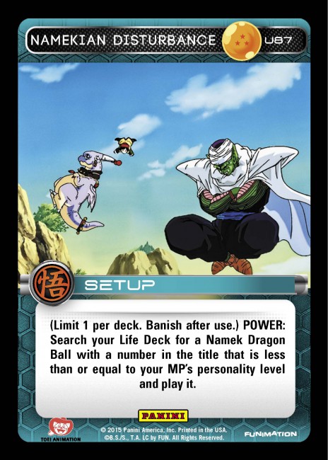 Namekian Disturbance (FOIL)